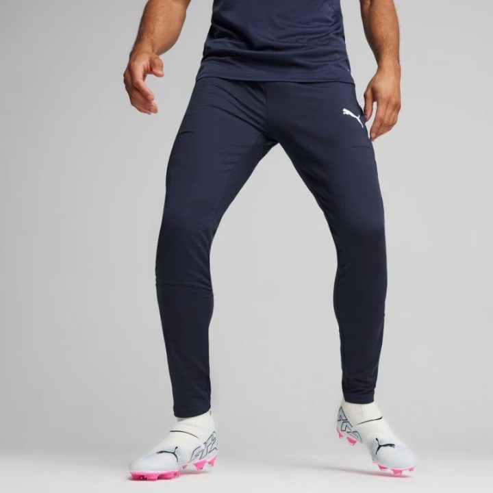 Vyriškos kelnės Puma Team Goal Slim Training, tamsiai mėlynos