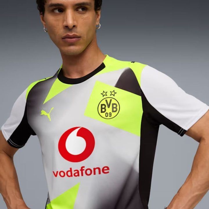 Futbolo marškinėliai išvykai Puma Borussia Dortmund, replika