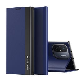 Sleep Case Pro dėklas Xiaomi Redmi Note 12 Pro+ su atlenkiamu dangteliu, mėlynas