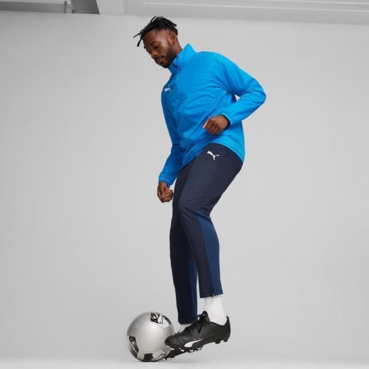 Vyriška striukė futbolo treniruotėms Puma Team Goal All Weather, mėlyna