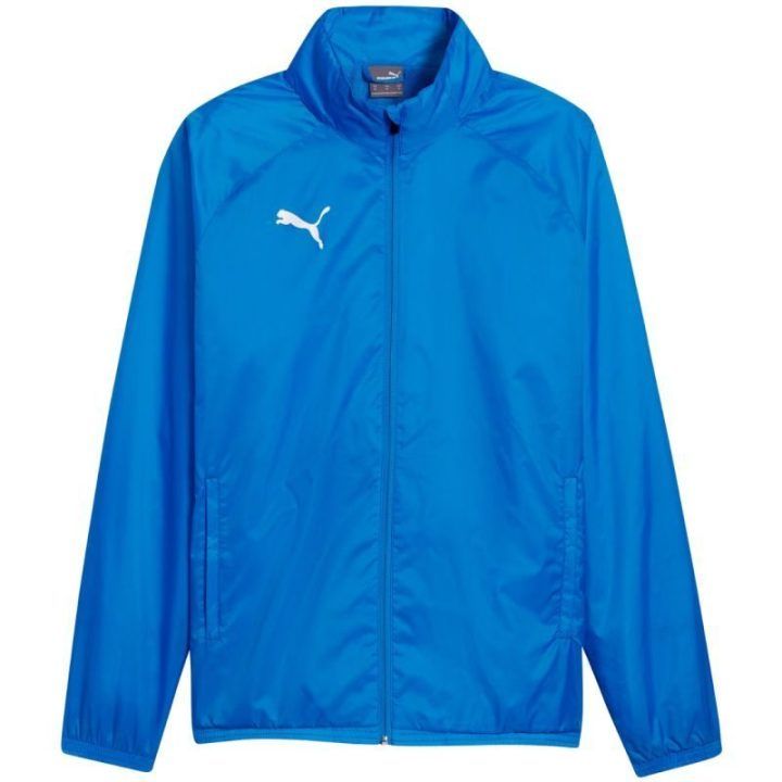 Vyriška striukė futbolo treniruotėms Puma Team Goal All Weather, mėlyna