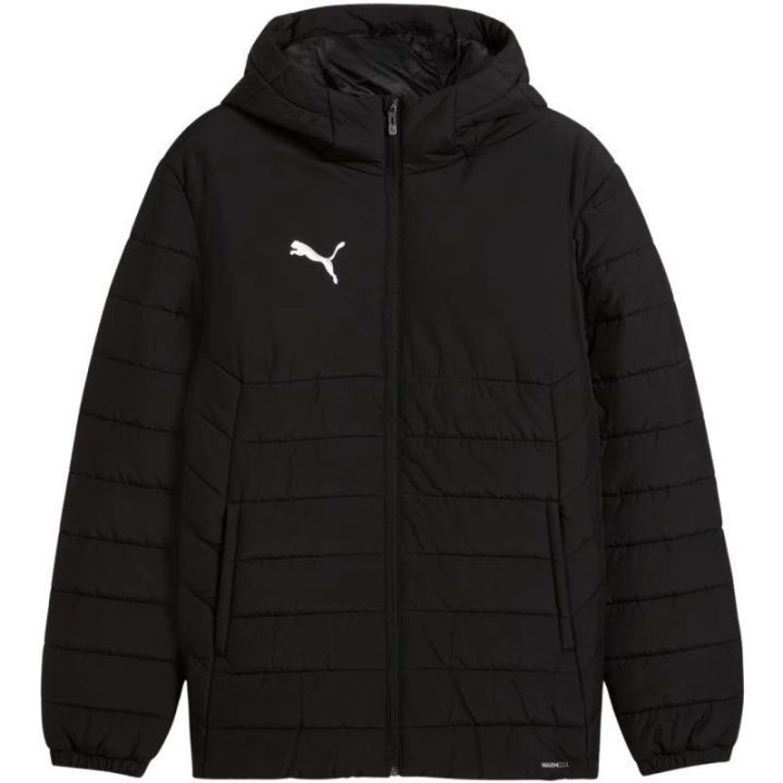 Vyriška pašiltinta striukė su gobtuvu Puma Team Additions, juoda