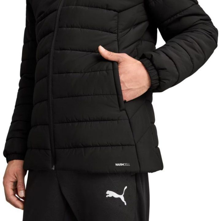 Vyriška pašiltinta striukė su gobtuvu Puma Team Additions, juoda