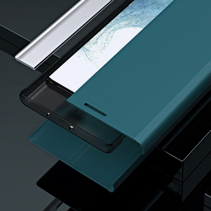 Sleep Case Pro dėklas Xiaomi 13 Lite su atlenkiamuoju dangteliu, juodos spalvos