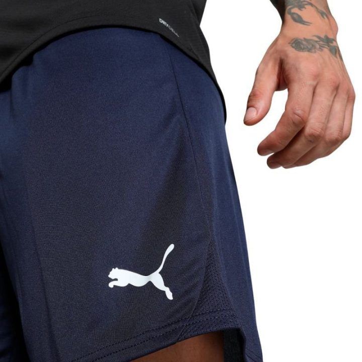 Vyriški treniruočių šortai Puma Team Goal, tamsiai mėlyni