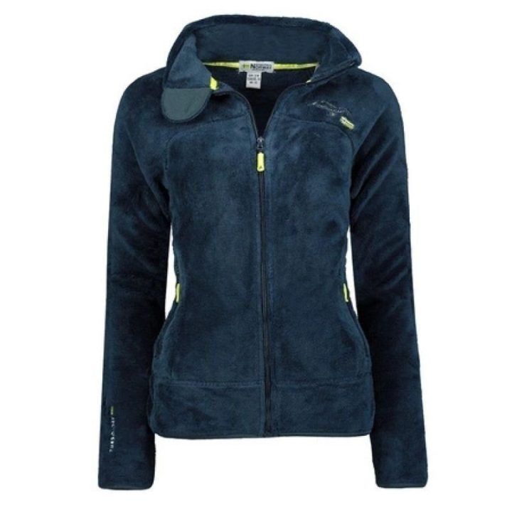 Flisinis džemperis mergaitėms Geographical Norway, tamsiai mėlynas