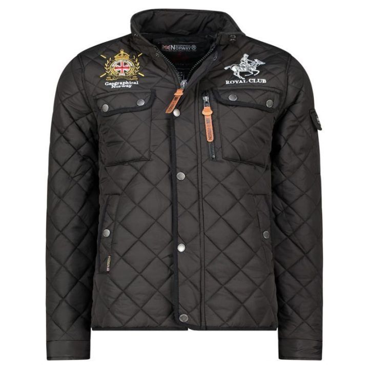 Vyriška striukė Geographical Norway Belificio, juoda