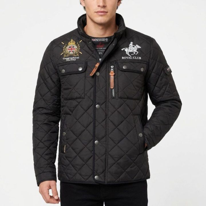 Vyriška striukė Geographical Norway Belificio, juoda