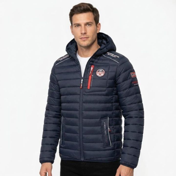 Vyriška striukė Geographical Norway Brick Navy GTX, tamsiai mėlyna