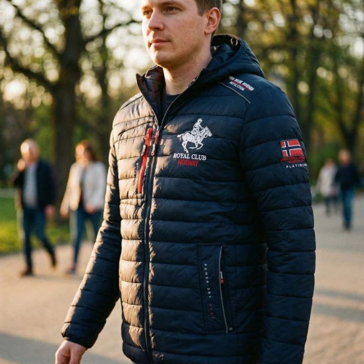 Vyriška striukė Geographical Norway Brick Navy GTX, tamsiai mėlyna