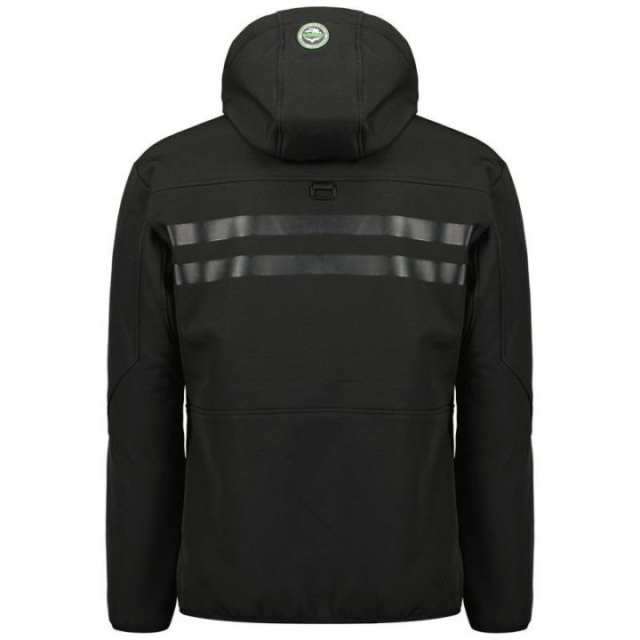 Vyriška softshell striukė Geographical Norway Royaute 068, juoda ir žalia