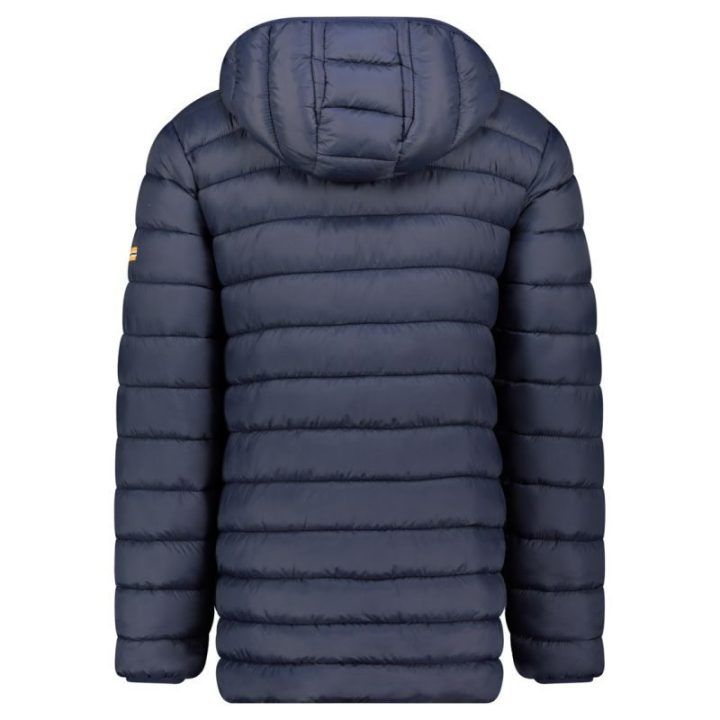 Vyriška ilga striukė su gobtuvu Geographical Norway, tamsiai mėlyna