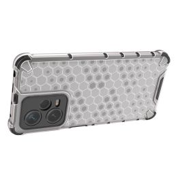 Honeycomb dėklas Xiaomi Redmi Note 12 Pro+ šarvuotas hibridinis dėklas, juodos spalvos