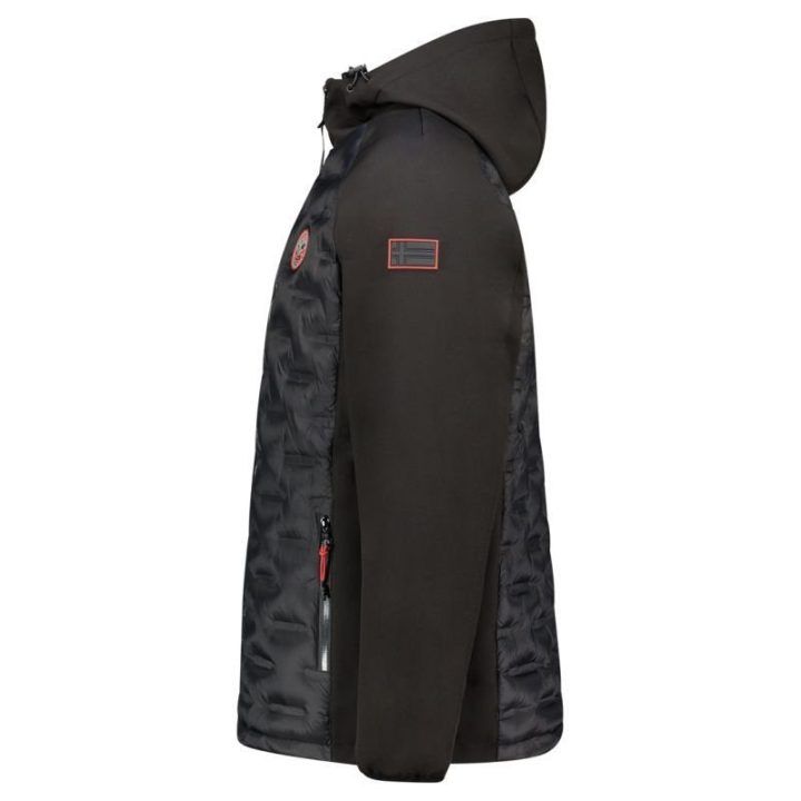 Vyriška striukė Geographical Norway Bael, juoda