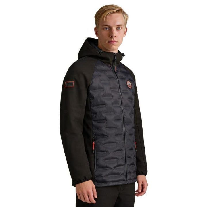 Vyriška striukė Geographical Norway Bael, juoda