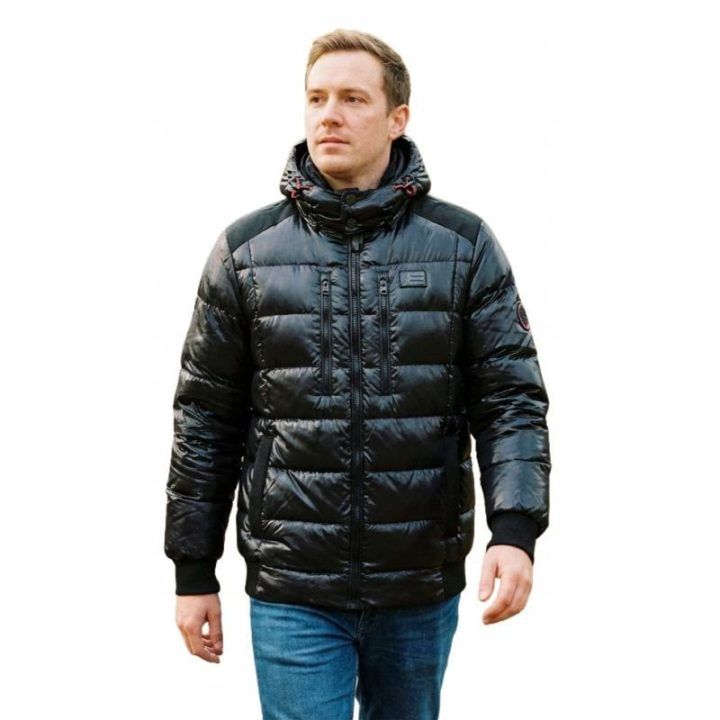 Vyriška striukė Geographical Norway, juoda