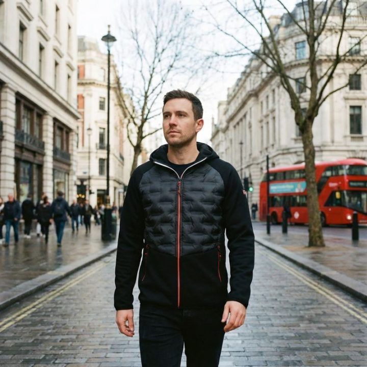 Vyriška striukė Geographical Norway Couto, juoda