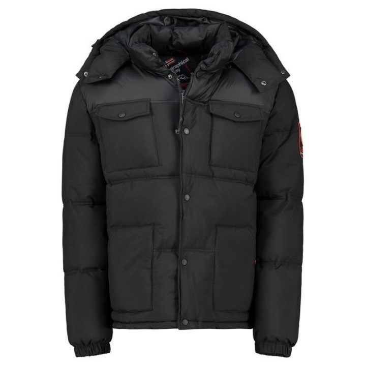 Vyriška striukė Geographical Norway Bareda, juoda