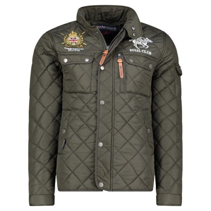 Vyriška striukė Geographical Norway Belificio, chaki