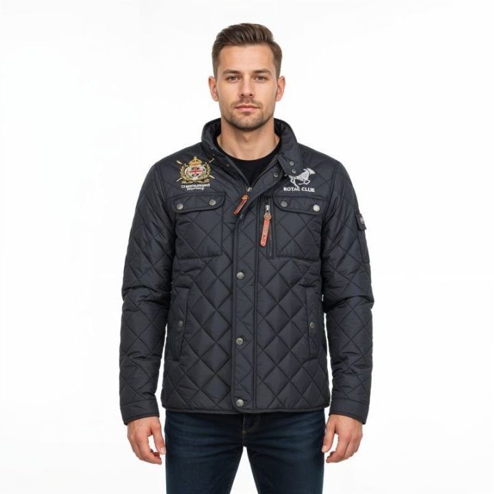Vyriška striukė Geographical Norway Belificio, tamsiai mėlyna