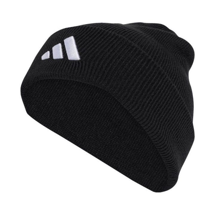 Mezginė kepurė su atlenkiamu kraštu adidas New Logo, juoda