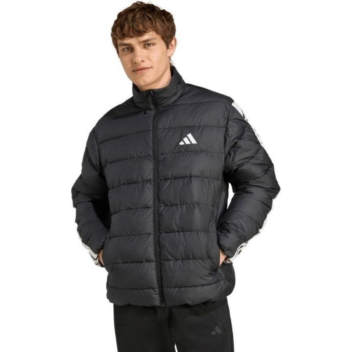 Vyriška pašiltinta striukė adidas Essentials 3-Stripes, juoda