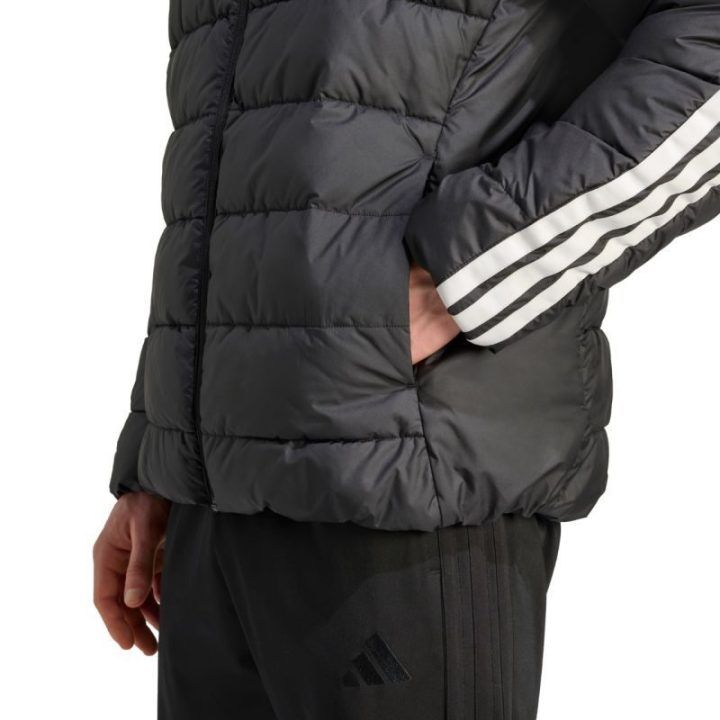 Vyriška pašiltinta striukė adidas Essentials 3-Stripes, juoda