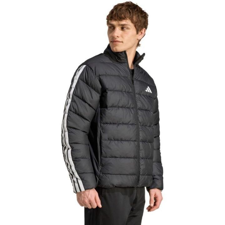 Vyriška pašiltinta striukė adidas Essentials 3-Stripes, juoda