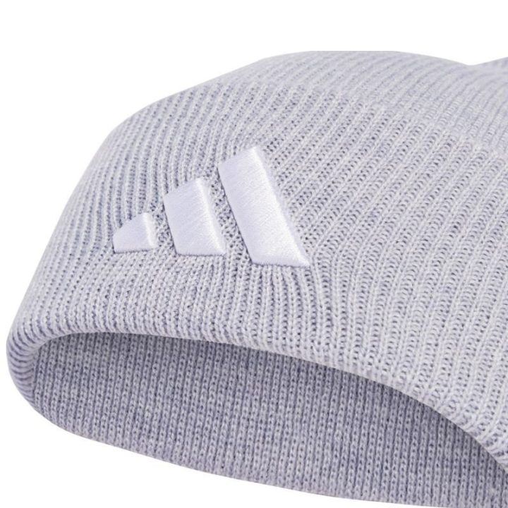 Mezginė kepurė su atlenkiamu kraštu adidas New Logo, pilka