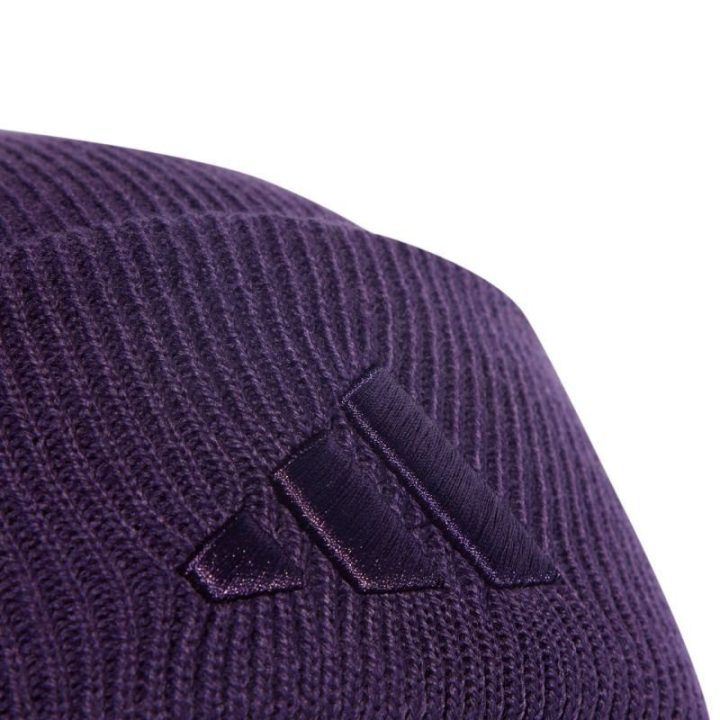 Mezginė kepurė su atlenkiamu kraštu adidas New Logo, violetinė