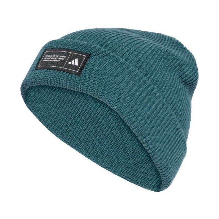 Kepurė su atlenkiamu kraštu adidas Essentials Cuffed, žalia
