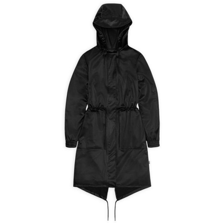 Moteriška neperšlampama parka Rains String, juoda