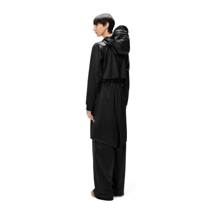 Moteriška neperšlampama parka Rains String, juoda