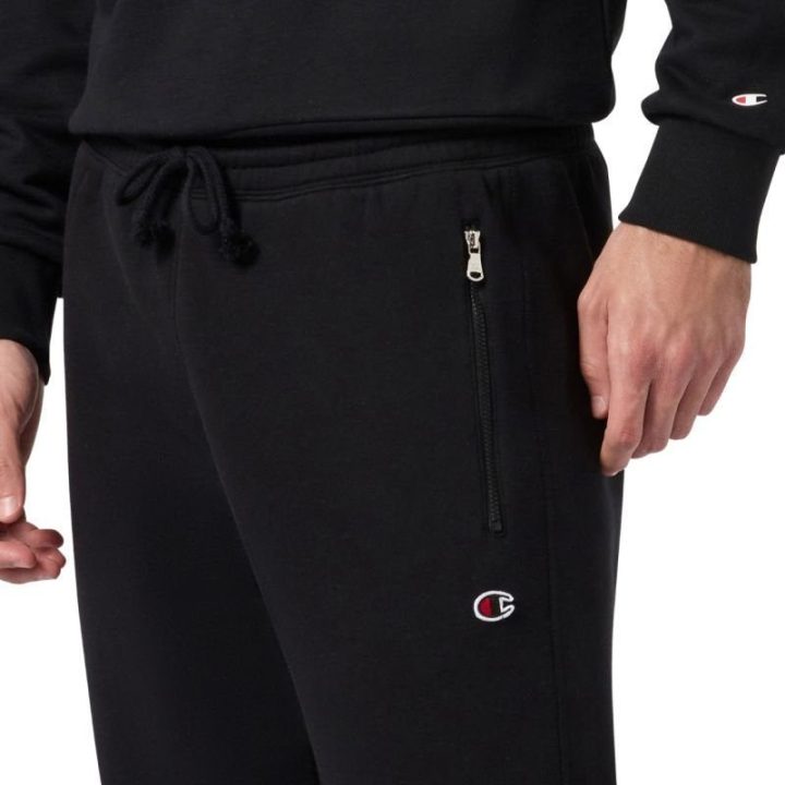 Vyriškos sportinės kelnės Champion Rib Cuff, juodos