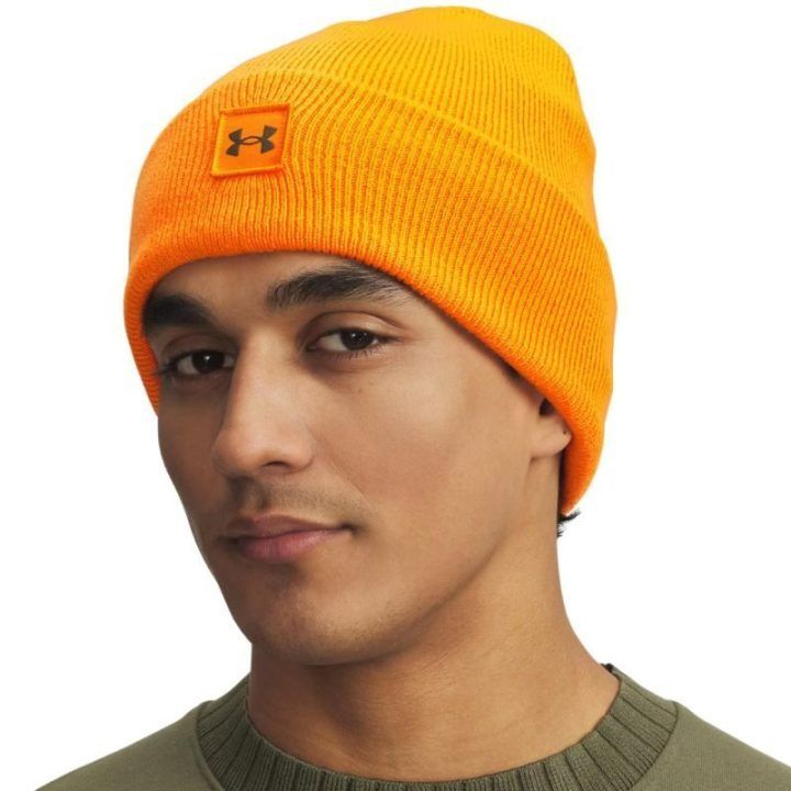 Uniseks mezginė kepurė Under Armour Halftime Cuff, oranžinė