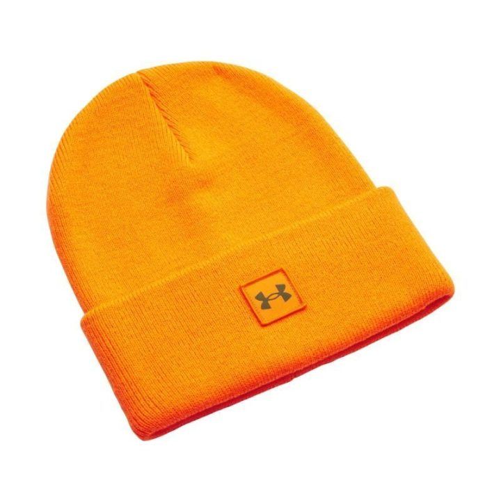 Uniseks mezginė kepurė Under Armour Halftime Cuff, oranžinė