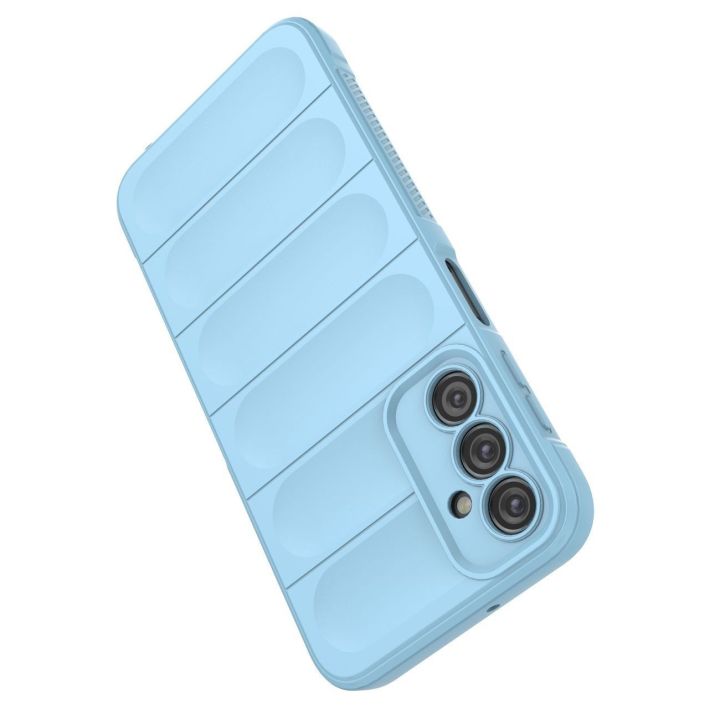 Samsung Galaxy A24 4G , lankstus šarvuotas dėklas, šviesiai mėlynas