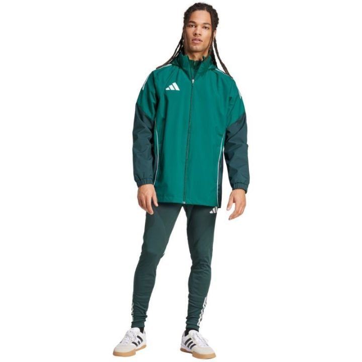 Vyriška striukė adidas Tiro 25 Competition All-Weather, žalia