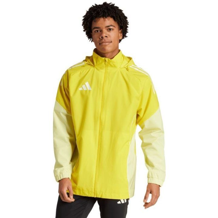 Vyriška striukė adidas Tiro 25 Competition All-Weather, geltona
