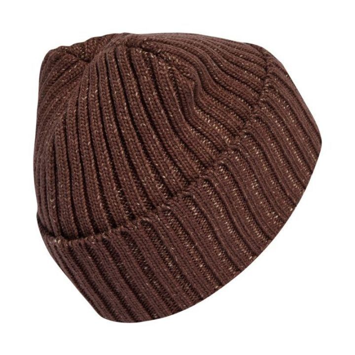 Kepurė su atlenkiamu kraštu adidas Melange, ruda