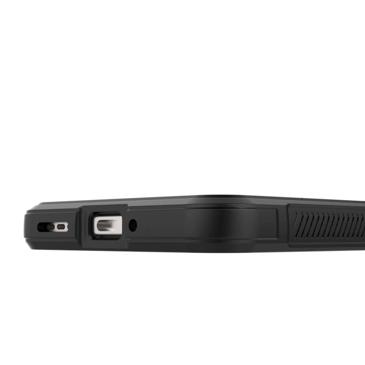 Xiaomi Redmi Note 12 5G / Poco X5 5G lanksčiam šarvuotam dėklui, juodos spalvos