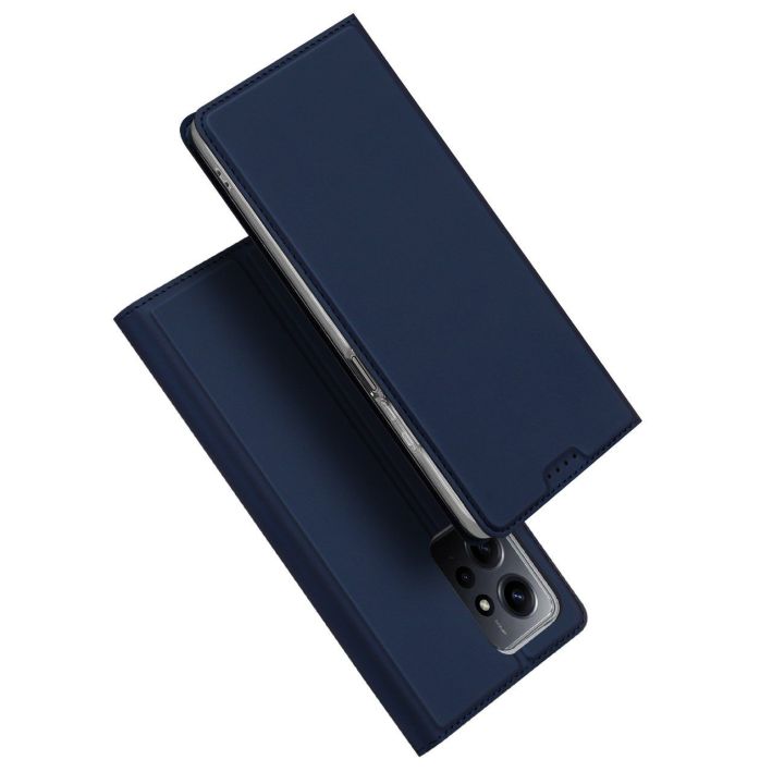 Skin Pro dėklas Xiaomi Redmi Note 12 flip cover card wallet stand blue