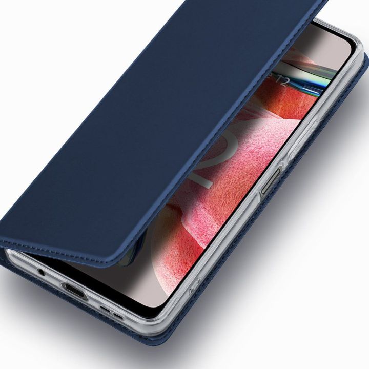 Skin Pro dėklas Xiaomi Redmi Note 12 flip cover card wallet stand blue