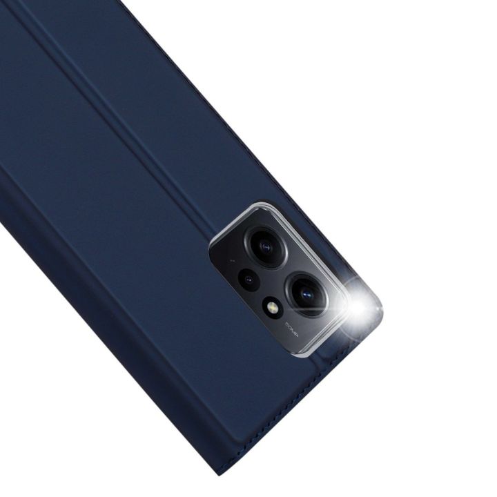 Skin Pro dėklas Xiaomi Redmi Note 12 flip cover card wallet stand blue