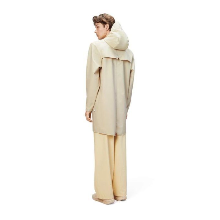 Uniseks ilga lietaus striukė Rains Long Jacket, smėlio