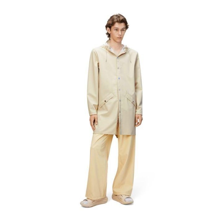 Uniseks ilga lietaus striukė Rains Long Jacket, smėlio