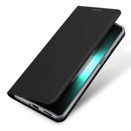 Skin Pro dėklas Realme GT Neo 5 / Realme GT3 flip cover card wallet stand black