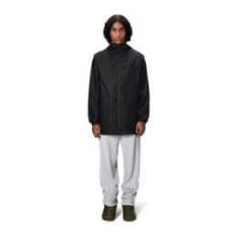 Ilga neperšlampama striukė Rains Cargo Long Jacket, juoda