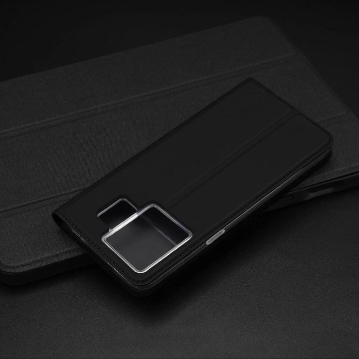 Skin Pro dėklas Realme GT Neo 5 / Realme GT3 flip cover card wallet stand black
