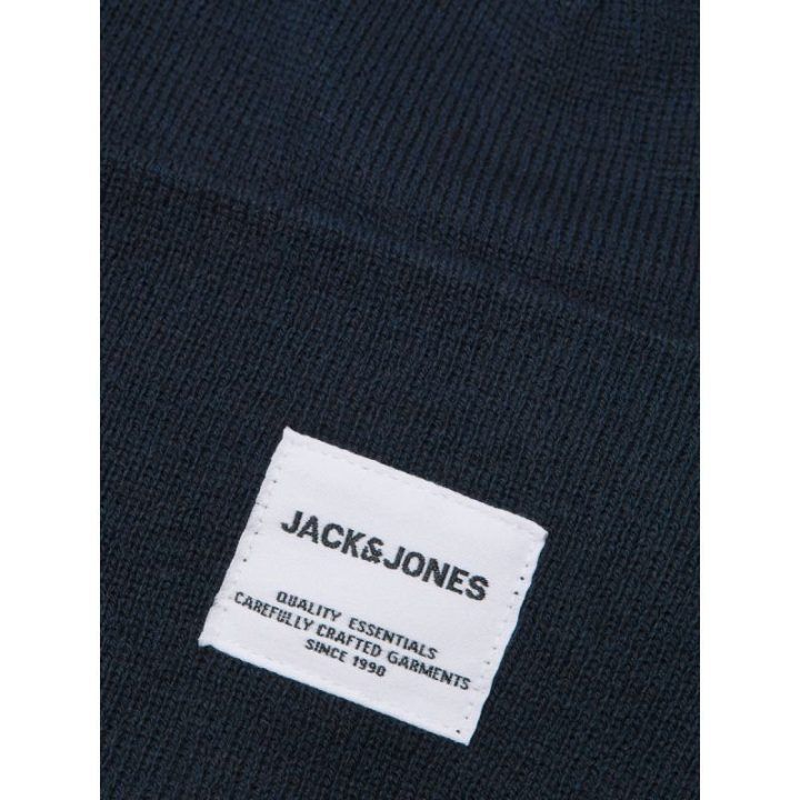 Mezginė kepurė Jack&Jones Jaclong, tamsiai mėlyna